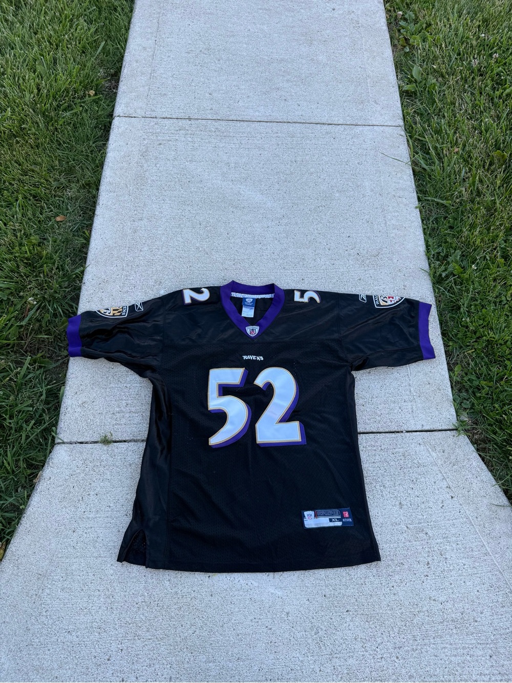Vintage Reebok Ray Lewis Baltimore Ravens Jersey